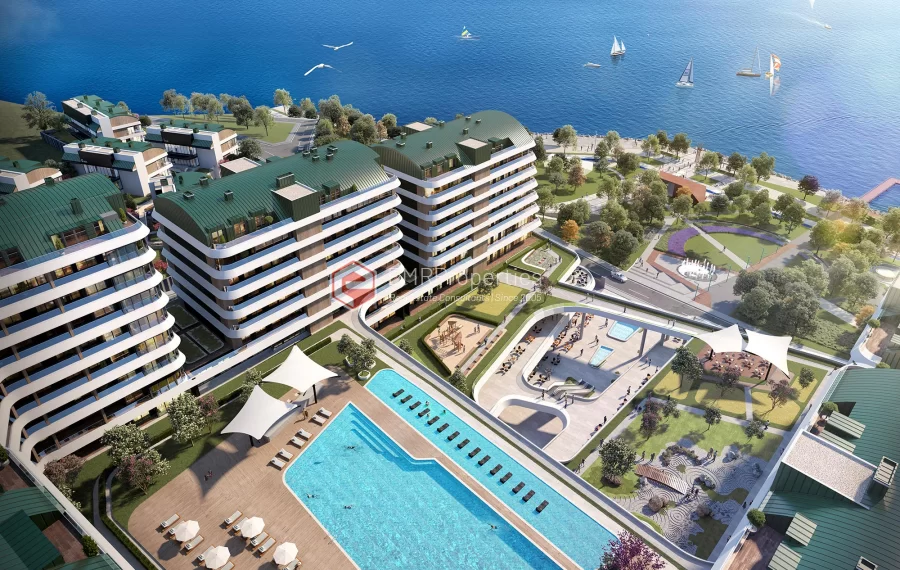 Sea view project with social privileges and advantageous location for sale in Istanbul