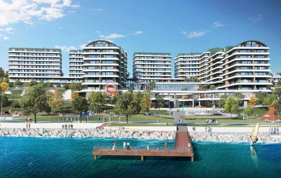 Sea view project with social privileges and advantageous location for sale in Istanbul