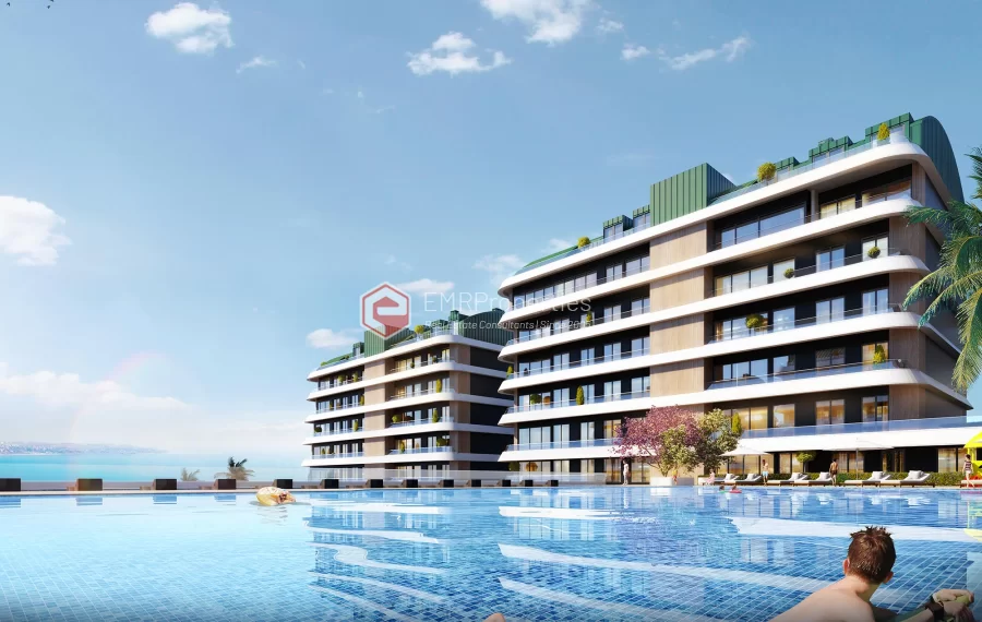 Sea view project with social privileges and advantageous location for sale in Istanbul