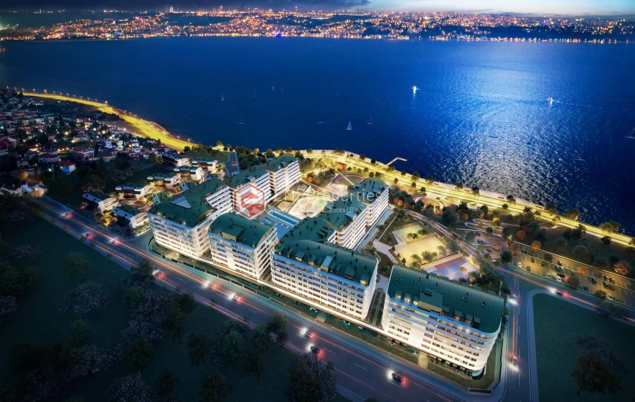 Sea view project with social privileges and advantageous location for sale in Istanbul