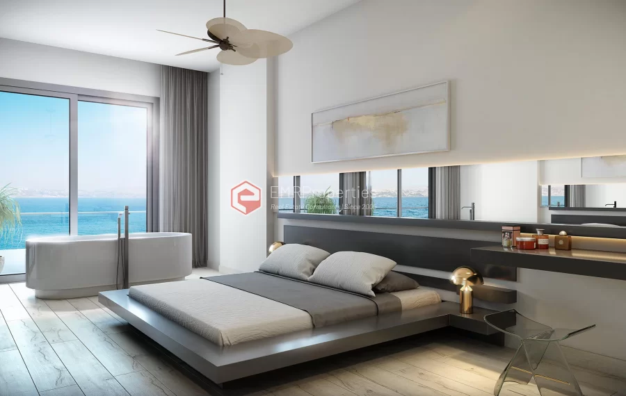 Sea view project with social privileges and advantageous location for sale in Istanbul