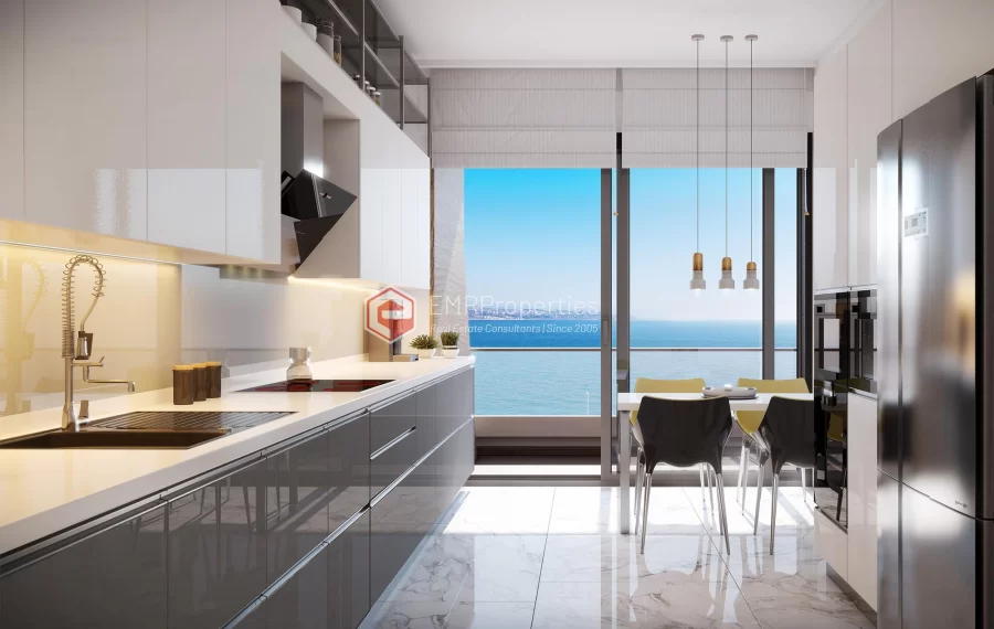 Sea view project with social privileges and advantageous location for sale in Istanbul