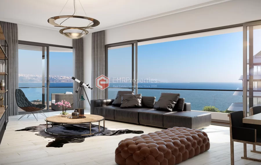 Sea view project with social privileges and advantageous location for sale in Istanbul