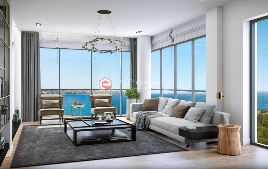 Sea view project with social privileges and advantageous location for sale in Istanbul