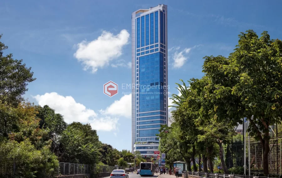 Luxusbüros mit hohen Mieteinnahmen und Zahlungsplänen zum Verkauf in Istanbul