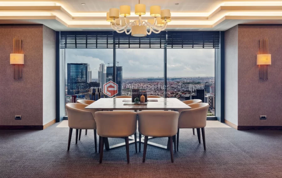 Luxusbüros mit hohen Mieteinnahmen und Zahlungsplänen zum Verkauf in Istanbul