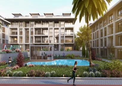 Das Projekt mit Marmarameer und Waldblick in der Nähe der Marina zum Verkauf in Istanbul