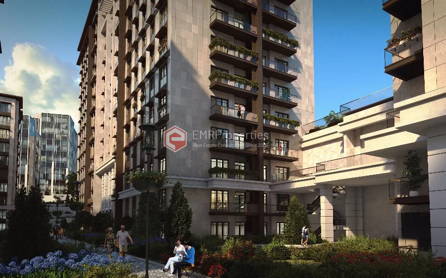 Modernes Projekt in der Nähe des Taksim-Platzes zum Verkauf in Istanbul