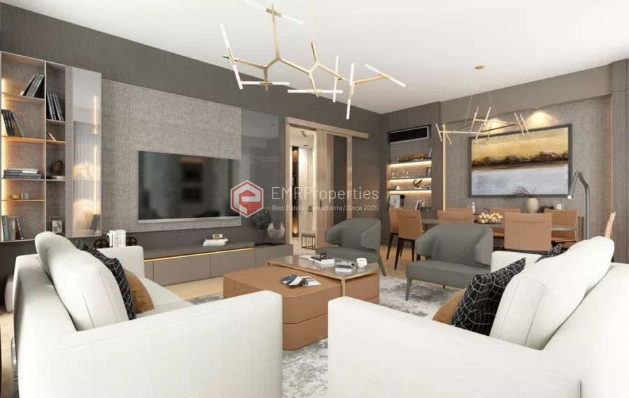 Ausgezeichnete Apartments mit Blick auf die Stadt, die einen neuen Wohnort zum Verkauf in Istanbul