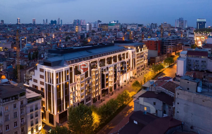 Historical and modern concept project for sale in Taksim Square of Istanbul