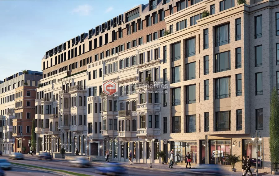 Historical and modern concept project for sale in Taksim Square of Istanbul