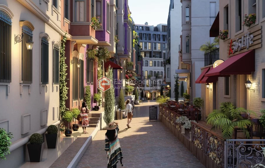 Historical and modern concept project for sale in Taksim Square of Istanbul
