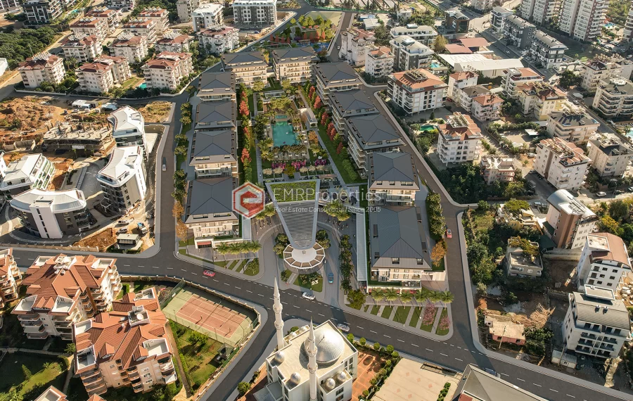 Luxury Apartments for Sale in Oba Alanya with Turkish Citizenship Eligibility