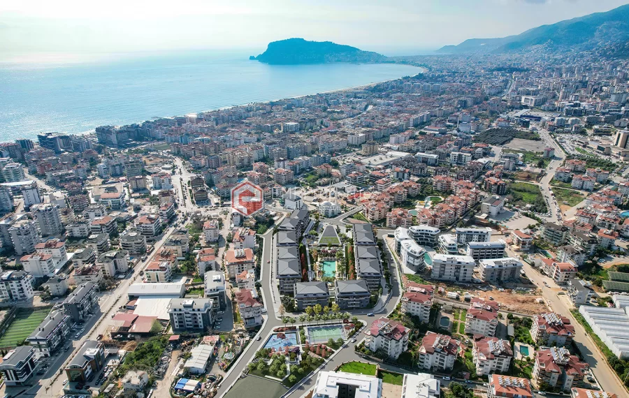 Luxury Apartments for Sale in Oba Alanya with Turkish Citizenship Eligibility