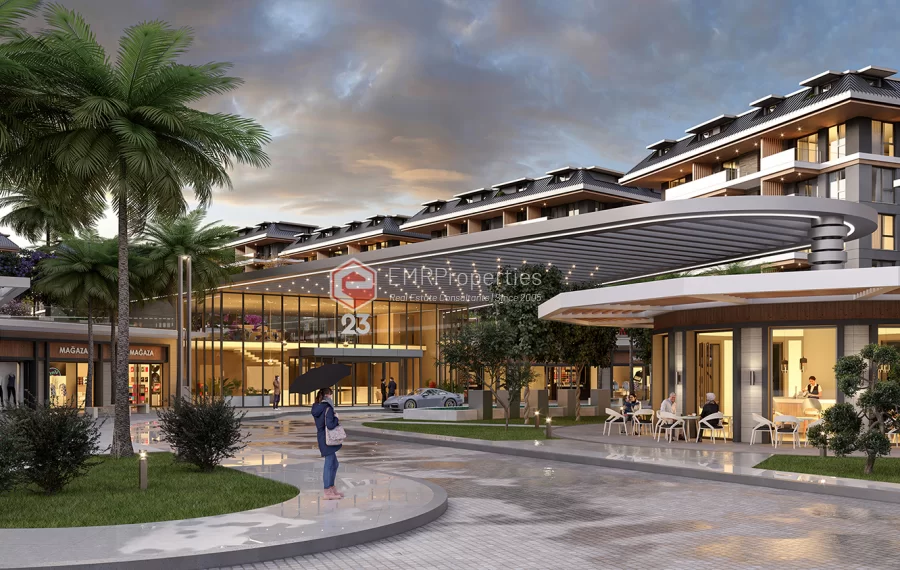 Luxury Apartments for Sale in Oba Alanya with Turkish Citizenship Eligibility