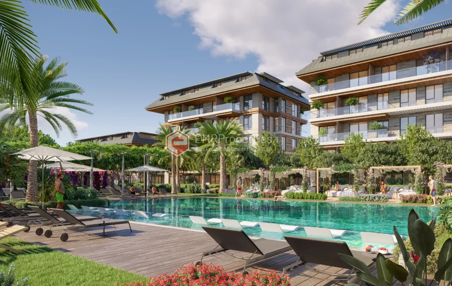 Luxury Apartments for Sale in Oba Alanya with Turkish Citizenship Eligibility