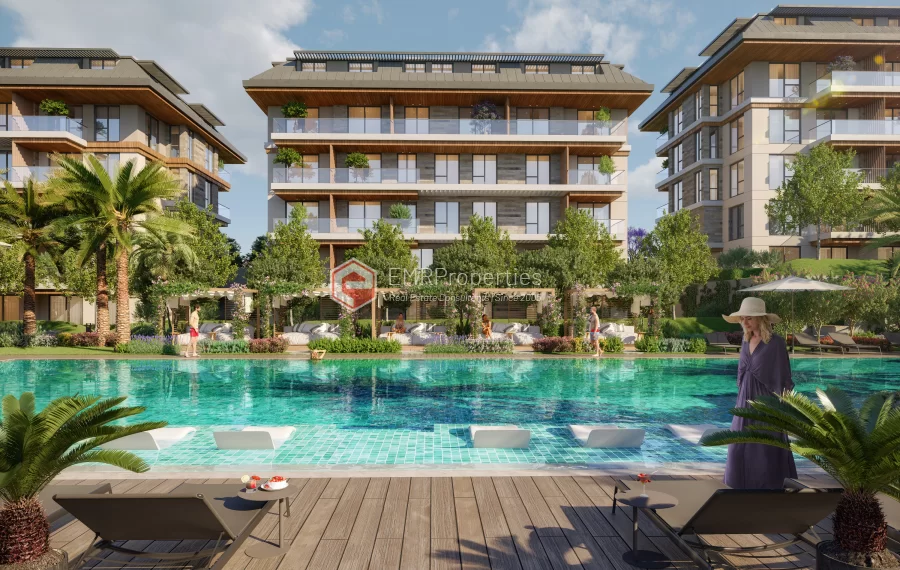 Luxury Apartments for Sale in Oba Alanya with Turkish Citizenship Eligibility