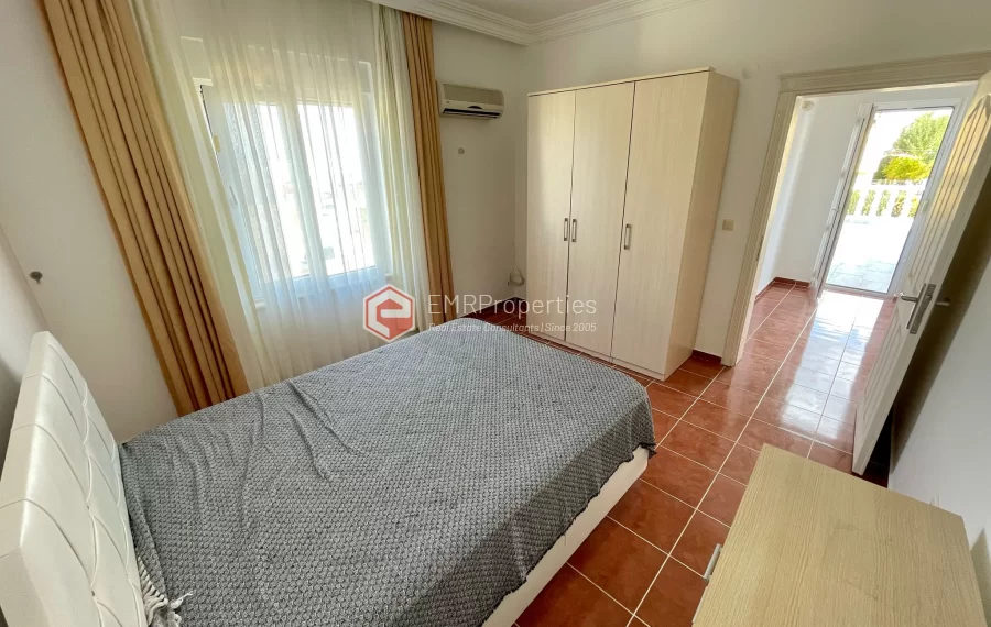 Просторная квартира с видом на бассейн в Каргыджак, Аланья