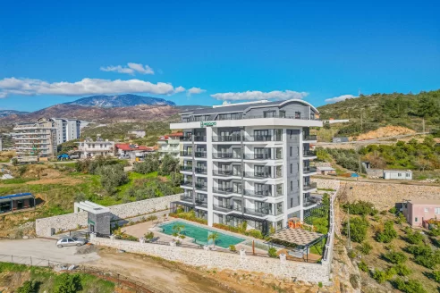 Spacious and Airy Duplex Apartment for Sale with Nature Views in Demirtas