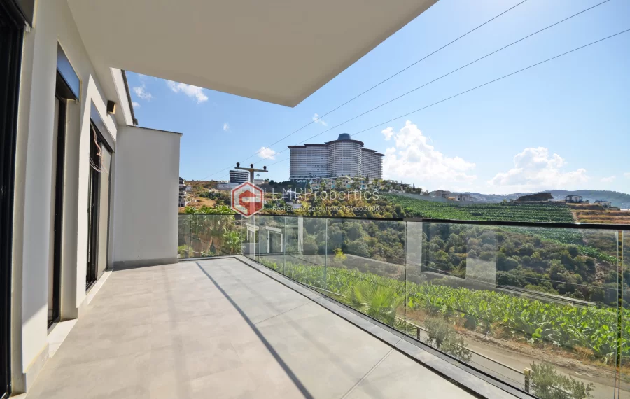 Ekskluzivna četverosobna vila s pogledom na more u Alanya-Kargicaku