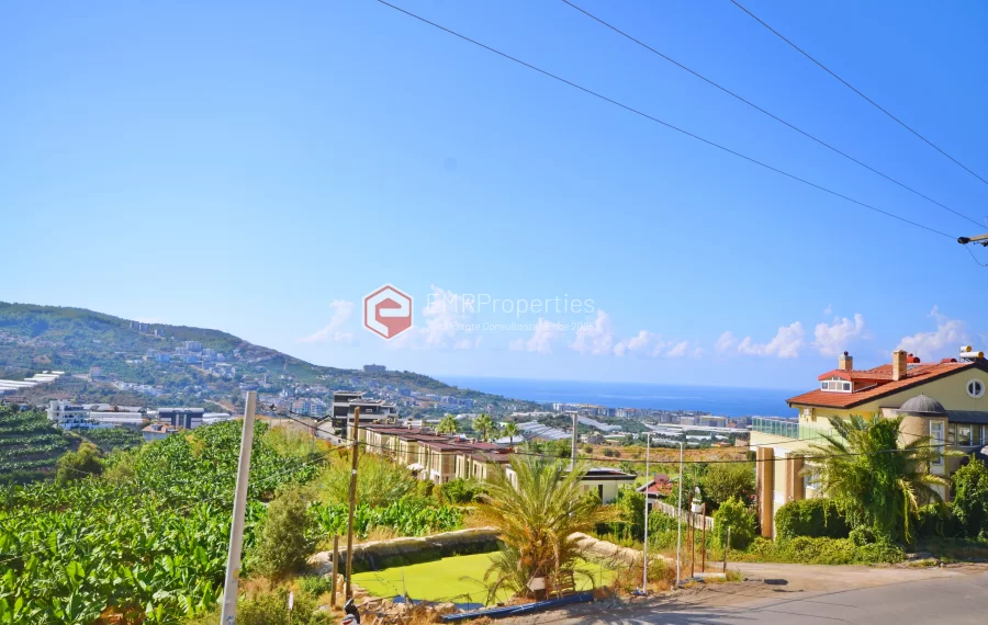 Ekskluzivna četverosobna vila s pogledom na more u Alanya-Kargicaku