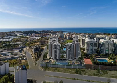 Neue 3-Zimmer-Wohnung in einer hochwertigen Wohnanlage mit teilweisem Meerblick