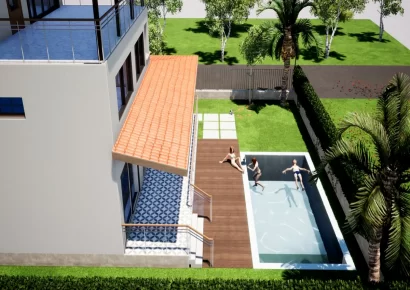 Luxuriöse freistehende Villa im Tourismuszentrum zum Verkauf in Antalya