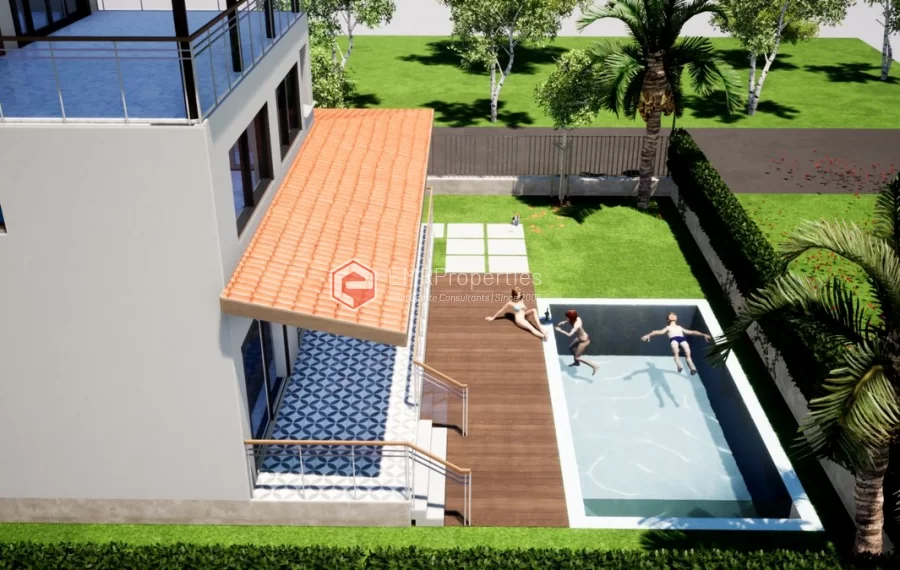 Luxury detached villa in the tourism center for sale in Antalya