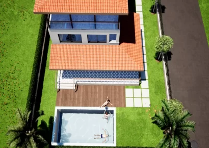 Luxuriöse freistehende Villa im Tourismuszentrum zum Verkauf in Antalya