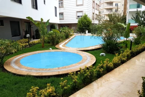 Fully furnished 2-bedroom apartment in a perfect location of Antalya