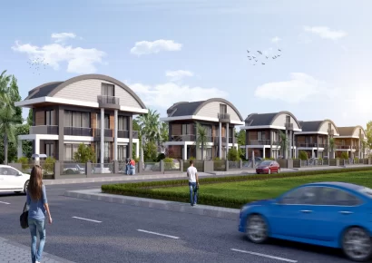 Brand new villa project for sale in the golf center in Antalya Belek