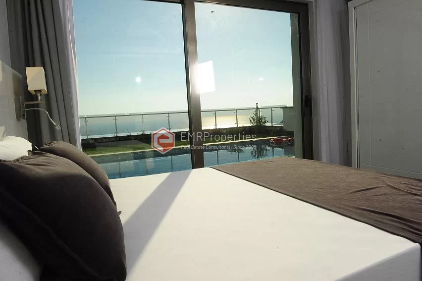 Panoramablick Apartments mit privatem Pool und Garten zum Verkauf in Alanya
