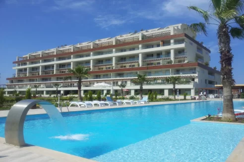 3 Zimmer Sommer Penthouse im schönen Ferienort Side, Antalya