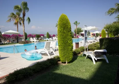 3 Zimmer Sommer Penthouse im schönen Ferienort Side, Antalya