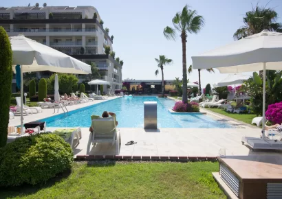 3 Zimmer Sommer Penthouse im schönen Ferienort Side, Antalya