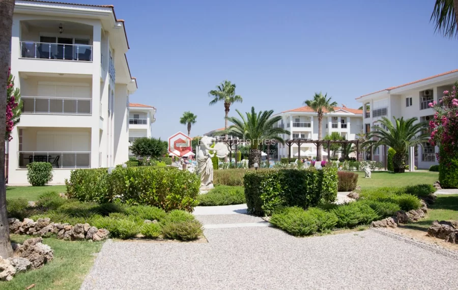 4 Zimmer Wohnung in der Anlage mit Einrichtungen zum Verkauf in Side Antalya