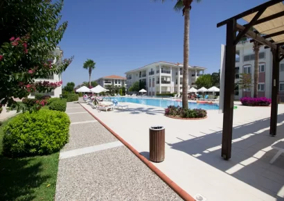 4 Zimmer Wohnung in der Anlage mit Einrichtungen zum Verkauf in Side Antalya