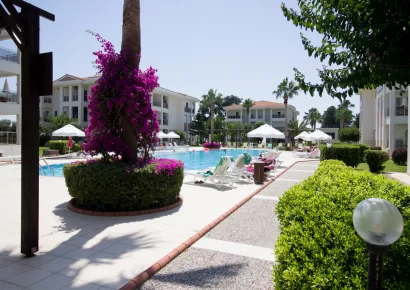 4 Zimmer Wohnung in der Anlage mit Einrichtungen zum Verkauf in Side Antalya