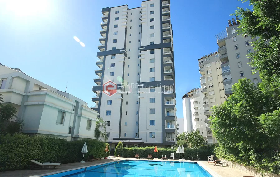 Spacious 3-bedroom apartment with a perfect location in Lara Antalya