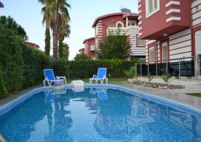 Detached 4-bedroom triplex villa for sale in Belek Antalya