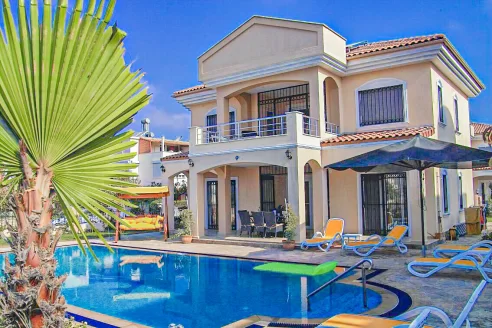 Detached 3 bedroom duplex villa for sale in Belek Antalya