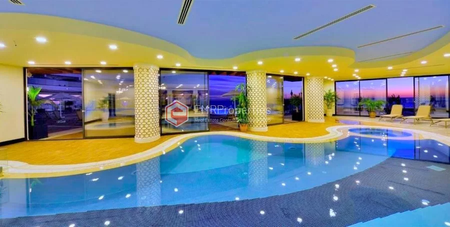 Fabelhafte Premium Villa mit Meerblick und privatem Pool in Alanya zu verkaufen