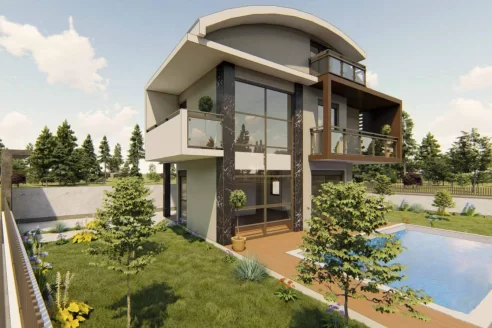 Off Plan Luxus Golfvilla zum Verkauf in Belek Antalya