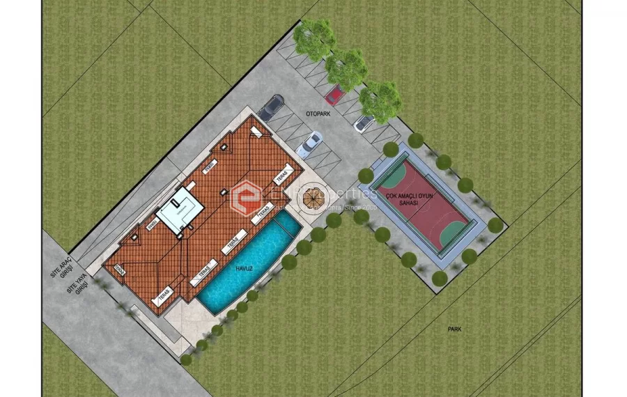 Просторные апартаменты и пентхаусы в зеленом районе на продажу в Кестеле в Алании