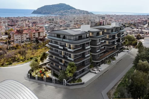 Ultra luxurious apartments and penthouses with magnificent view for sale in Alanya