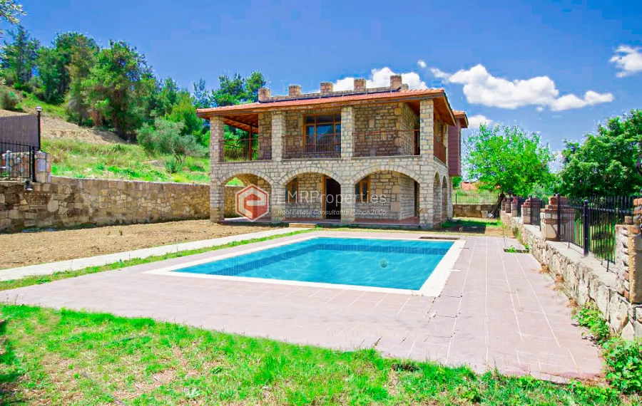Detached stone house for sale in Side Antalya