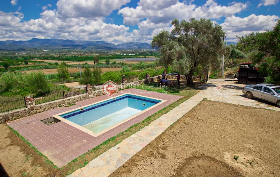Detached stone house for sale in Side Antalya