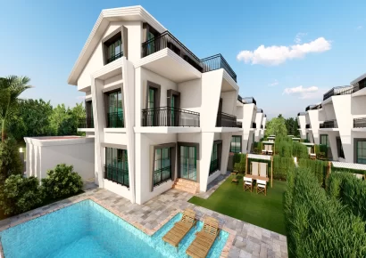 Новая эксклюзивная отдельная вилла на продажу в Белеке, Анталия
