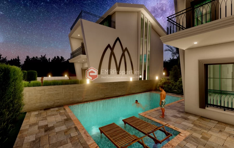 Brandnew exclusive detached villa for sale in Belek Antalya
