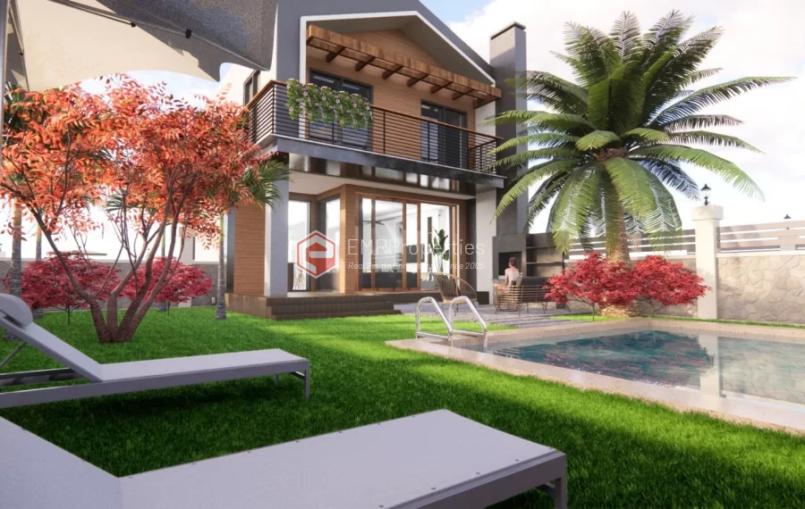 Premium Villen Projekt mit 5 Schlafzimmern zum Verkauf in Antalya Dösemealti